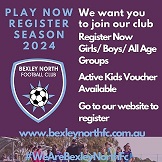 Join us at Bexley North Football Club